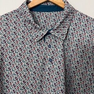 Southern Shirt Mens XXL Beer Can Print Performance Golf Polo Hoptimist ODSS